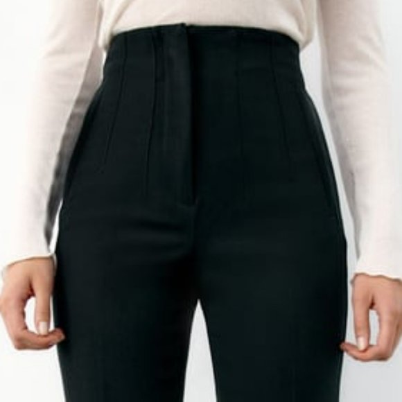 NWT ZARA High-Waisted Pants, Size M - Picture 2 of 7